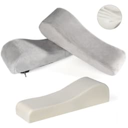 Pehmustetut käsinojat / käsinojan tyynyt tuoleille Harmaa