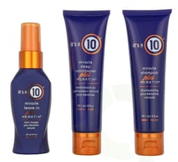 It's a 10 Keratin Trail Set 177.3 ml Shampoo 59,1ml/Conditioner 59,1ml/Leave-in 59,1ml