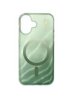 Clear Case MagSafe iPhone 16 Sage Green