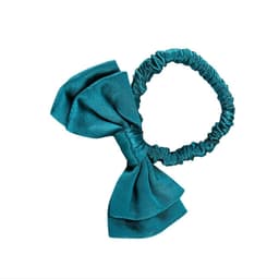 100 % silkkiset hiuslenkit naisille, suuret silkkiset hiuslenkit Sininen