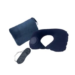 HOPFÄLLBART Reseplädset Med Uppblåsbar Kudde Och Ögonmask – Perfekt Ko