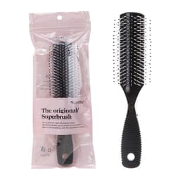 HEMMAMASSAGE Styling Vent Borste - Svart Stor Hårborste för Utrassling