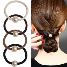 Chica hårband - mångsidiga och skonsamma mot håret (5-pack) Svart