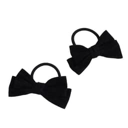 Chic Bowknot Hårband - Set med 2 mångsidiga håraccessoarer Svart