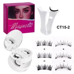 Magneettiset tekoripset - 2 paria, kuitumateriaali, helppo kiinnittää