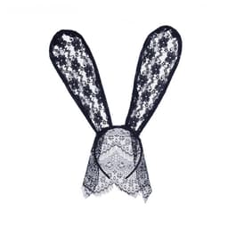 Elegant svart blonde kaninører hodebånd - Party & Dance Hodeplagg