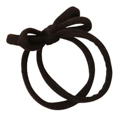 10 kpl perhonen solmio hiussoljet, korkea joustavuus hiusnauhat Musta