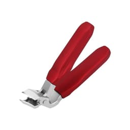 Viistopäinen kynsileikkuri - Ruostumattomasta teräksestä valmistettu terävä kynsileikkuri kotikäyttöön Punainen