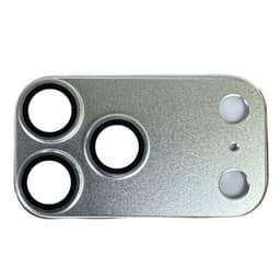 Silver Metall Pansar Kameralinsskydd för iPhone 17 Air - Härdat Glas