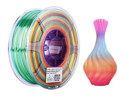 Filament eSUN 1kg eSilk PLA 1,75mm för 3D-skrivare glänsande regnbåge