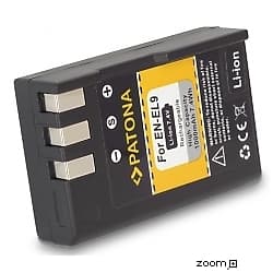 Batteri för Nikon EN-EL9 1000mAh 7.4V