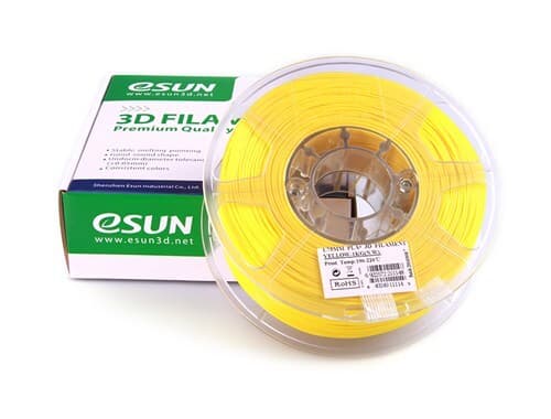 Filament eSUN 1kg PLA+ 1,75mm för 3D-skrivare gul, extra stark