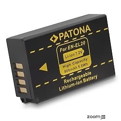 Batteri för Nikon EN-EL20 800mAh 7.2V