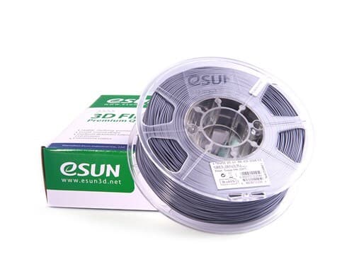 Filament eSUN 1kg PLA+ 1,75mm för 3D-skrivare grå, extra stark
