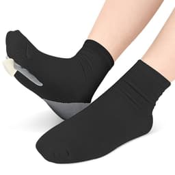 GEL TÅSEPARATORSOCKOR FÖR HALLUX VALGUS & ÖVERLAPPANDE TÅR, 1 PAR Svar
