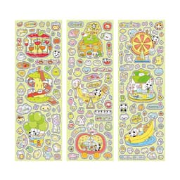 Dekorativa klistermärken med fruktparadis