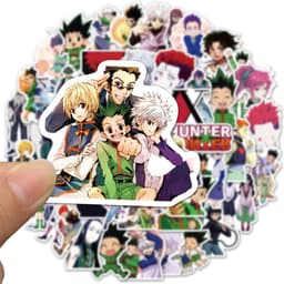 100 kpl Anime Graffiti -tarroja - Hunter x Hunter - Vedenpitävät PVC-tarrat kannettaville tietokoneille, matkatavaroille ja muille