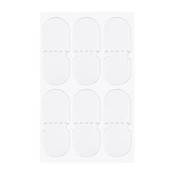 Usynlige øreklistremerker, øretape - 10 ark Matte