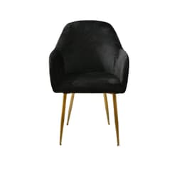 Strekkbare bue stoltrekk, myk polyester stol setetrekk Sort