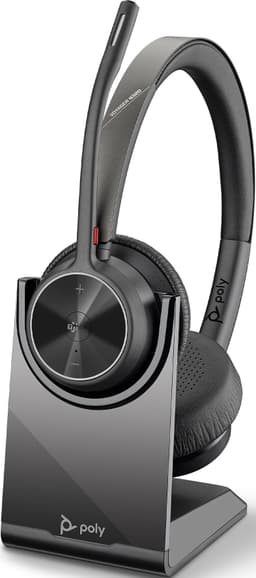 HP Poly Voyager 4320 MS Teams headset USB-A-kabel med laddningsstativ