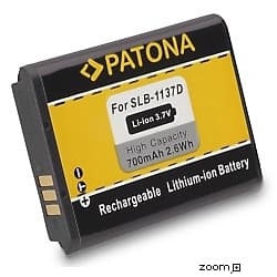 Batteri för Samsung SLB-1137D 700mAh 3.7V