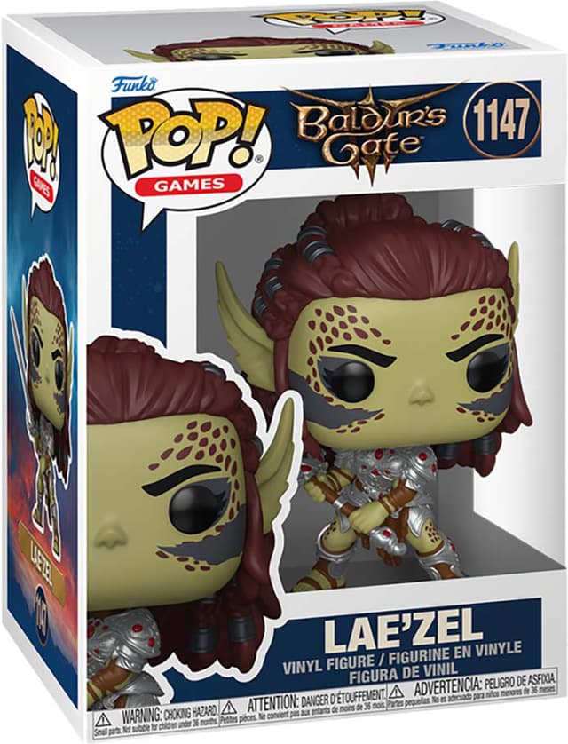 Funko POP Baldur's Gate actionfigur (Lae'zel med svärd)