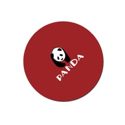 Pyöreä hiirimatto ommelluilla reunoilla Punainen XS