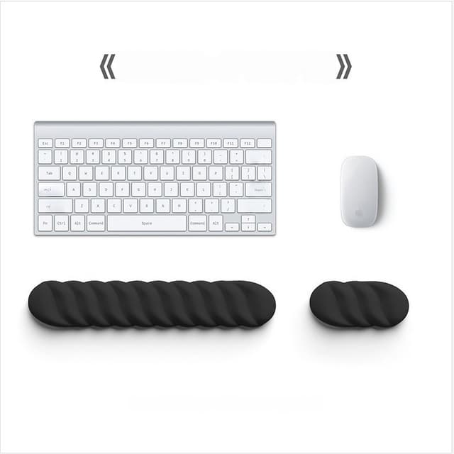 Ergonomiskt Tangentbords- och Musmatteset för Kontor - Lindra Handtröt
