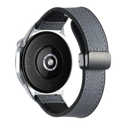 Harmaa denim-tyylinen 20 mm:n yleiskäyttöinen ranneke älykelloille