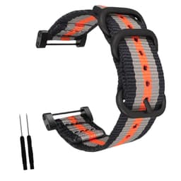 SUUNTO Core Expedition Series Nylon kellon ranneke Harmaa+oranssi