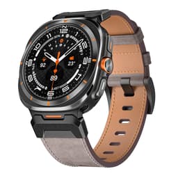 Aito nahkaranneke Samsung Watch 7 Ultralle (47 mm) Harmaa