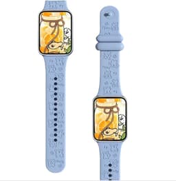 Kaiverrettu kellohihna Xiaomi Band 8/9 Prolle Sininen