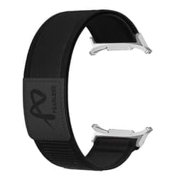 Samsung Galaxy Watch Ultra 47mm:n nailonpunottu ranneke - musta