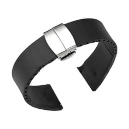 Kellon ranneke - Hengittävä ja vedenpitävä Musta 22 mm