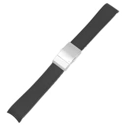 Kellorammi Longines Conquest L3.742 642 781 782 - 21mm Musta + hopea