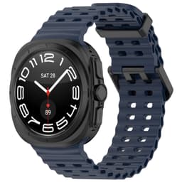 Silikonklokkerem for Samsung Watch Ultra 47mm Blå