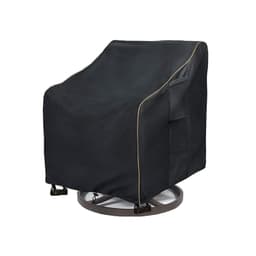 210D Oxford-klut roterende stoltrekk - svart - 70,3 cm L x 82,5 cm B x 99,1 cm H S