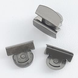 Magneettinen lukko laukkuihin (10 kpl) Harmaa