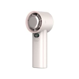 Kannettava valkoinen jäähdytystuuletin jääkompressiotoiminnolla, 100-nopeuksinen säädettävä ja LED-näyttö