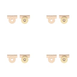 8 Pack Canvas-laukku Magneettinen suljin, Ompelemattomat magneettilukot Kulta