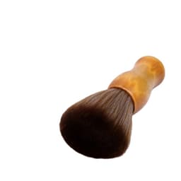 Hiustenpuhdistusharja - Parturin niskapölyharja pehmeillä harjaksilla ja puukahvalla