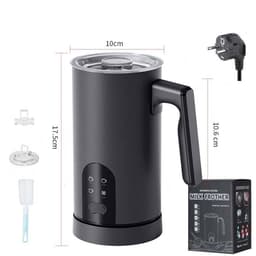 Svart Automatisk Melkeskummer med Varm & Kald Funksjonalitet - EU Plugg