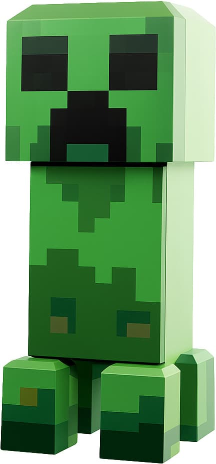 ukonic minecraft figural creeper minikylare 870401 (flerfärgad)