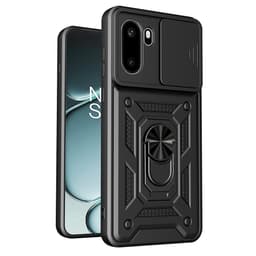 SKALO Armor Metallring Kameraslider Skal för OnePlus 15R - Svart