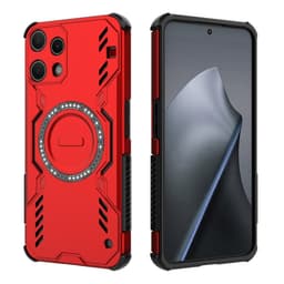 SKALO Armor Ventilated Heat Dissipation Suojakuori sopii Nothing Phone (3a) Lite 5G - Punainen