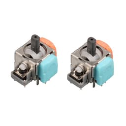 Oppgradert TMR Vinkeljoystick 2-Pakning, Høy Presisjon Hall Effekt Elektromagnetisk Vippearm Kompatibel med PS4