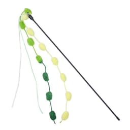 Katteleker Sukkerspinn Grønn Katte-Teaser-Stav