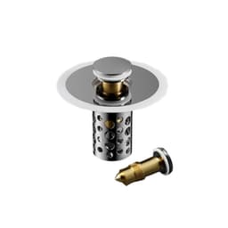 Universal Handfat Pop-Up Avloppssil - Rostfritt Stål, Mässing & Siliko