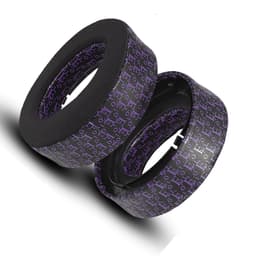 Suojaava, ei-palautettava kuulokkeiden suojakotelo Musta + violetti