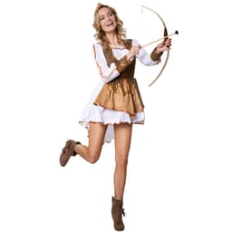 tectake Tjuvarnas drottning L, brun/vit